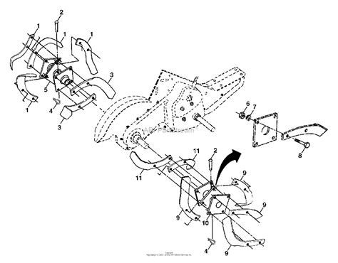 Husqvarna 650 Rtt A 954329172 2003 01 Parts Diagram For Tine Assembly