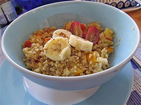 quinoa fruehstueck rezept mit bild von spilleronia chefkochde