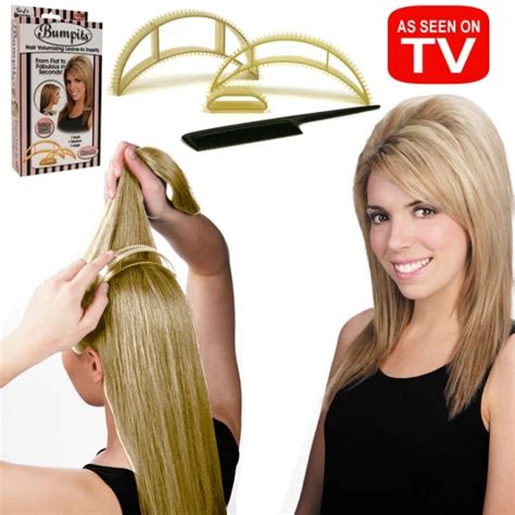 bumpits big happie hair volumizing inserts pump beauty clip styling tool gift  pcssetgift set