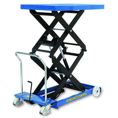 Double Mobile Scissor Lift Table Scl500dm 500kg Liftmate