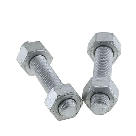 Threaded Steel Bolts With Heavy Hex Nuts With 2 A320 Gr L7 L7m M64 M60