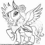 Pegasus Unicorn Getcoloringpages sketch template