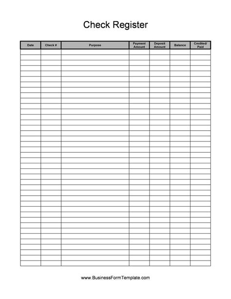 excel checkbook register budget worksheet  checkbook register