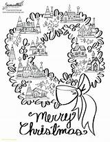 Coloring Wreath Advent Pages Printable Pretty Futurama Davemelillo sketch template