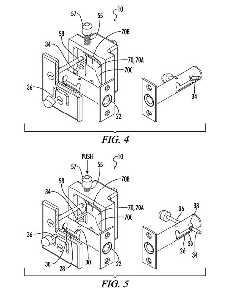 patent  lever activated deadbolt lock  deadlock feature google patents