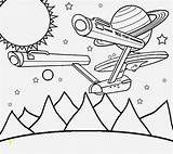 Coloring Kids Pages Trek Star Space Colouring Solar Color Enterprise System Printable Stars Print Book Drawing Planets Activities Hollywood Pdf sketch template