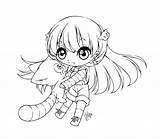 Sureya Deviantart Coloring Pages Mia Chibi Anime Animal Adult Lineart Kids Colouring Colorare Da Markers sketch template