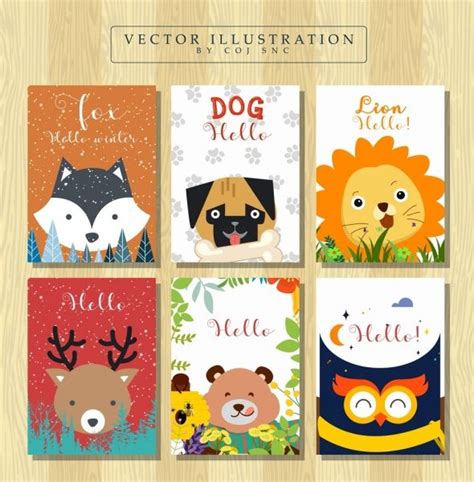 book cover templates cute animals icons decor book cover design