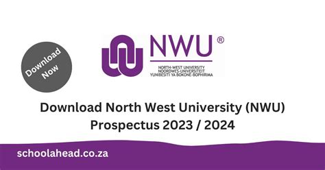 north west university nwu prospectus