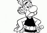 Asterix Coloring4free Obelix sketch template