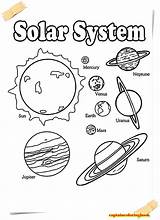 Coloring Pages Solar System Solaire Book Sonnensystem Système Malvorlagen Colorier Du sketch template
