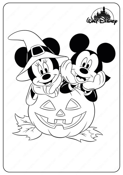 minnie  mickey halloween coloring pages   goodimgco