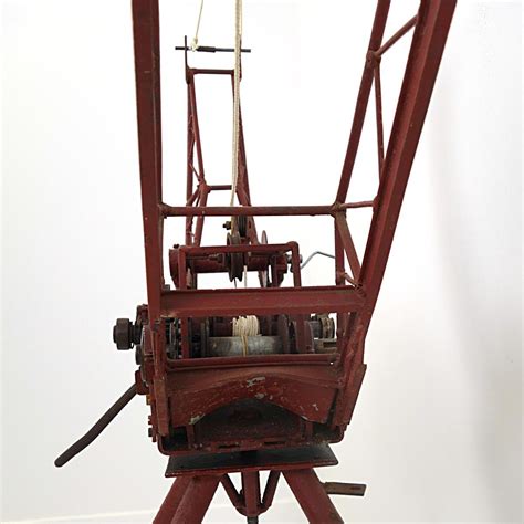antique steel crane toy  sale  pamono