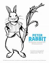Peter Lapin Coloriages Colorions Impression sketch template