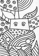 Coloring Pages Britto Romero Template Templates sketch template