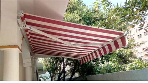 pyramid orange retractable awnings  outdoor  rs sq ft  coimbatore