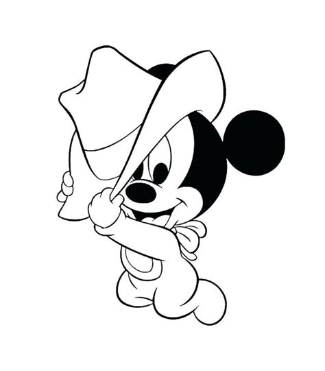 baby mickey mouse  friends coloring pages  getcoloringscom