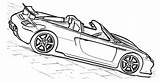 Porsche Coloring Carrera Gt Pages Cars Car Spyder Drawing Dessin Colorier Super Print Sheets Pdf Coloringhome Template Carros sketch template