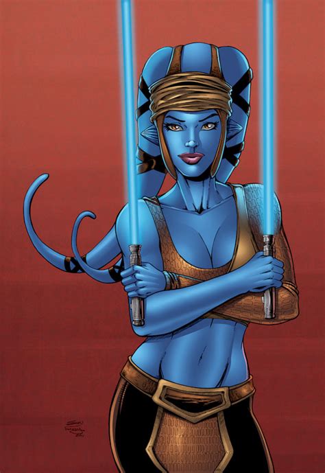 aayla secura colors by seanforney on deviantart