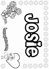 Rosie Josie Print Hellokids Letter sketch template