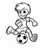 Voetbal Kleurplaten Kleurplaat Printen Soccer Voor Voetballers Zaterdag Jeugdtoernooi Downloaden Uitprinten Leuke sketch template