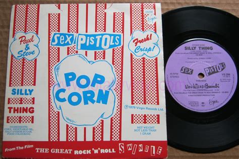 totally vinyl records sex pistols silly thing 7 inch picture cover