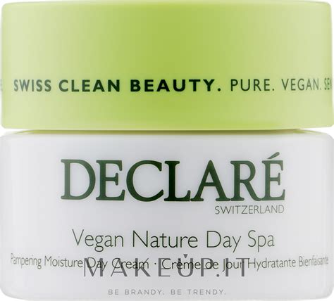 declare vegan nature day spa crema viso idratante da giorno makeupit