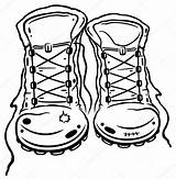 Boots Hiking Clipart Coloring Drawing Vector Illustration Boot Clip Pages Shoes Walking Mountain Shoe Clipground Royalty Christine Krahl Coloringbay Getdrawings sketch template