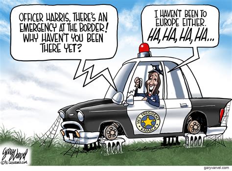 5 Brutally Funny Cartoons About Kamala Harris Immigration Stumbles