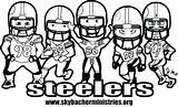 Coloring Pages Steelers Football Nfl Printable Logo Tennessee Titans Pittsburgh Texans Houston Orleans Saints Helmet Kids Color Sheets Team Getcolorings sketch template