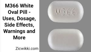 white oval pill  dosage side effects