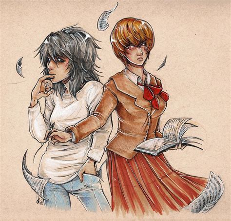 death note but with lesbians by dandy420 on deviantart