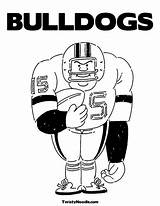 Coloring Pages Georgia Bulldogs Uga Getcolorings Getdrawings sketch template