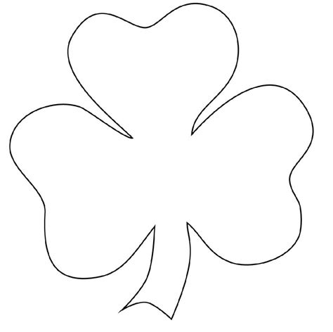 shamrock coloring page usable educative printable