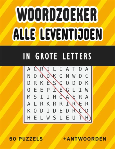 buy woordzoeker voor alle leventijden  grote letters  het nederlands dit puzzelboek bevat