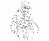 Grell Coloring Pages Butler Sutcliff Template sketch template