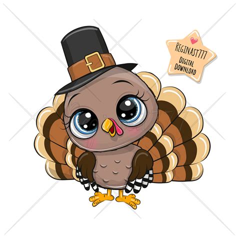 Turkey Day Thanksgiving Turkeys Clipart Tutkey Clip Art Etsy