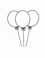 Balloon sketch template