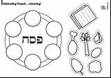 Plate Seder Coloring Passover Pages Drawing Printable Food Getcolorings Pesach Color Paintingvalley Getdrawings Pa sketch template