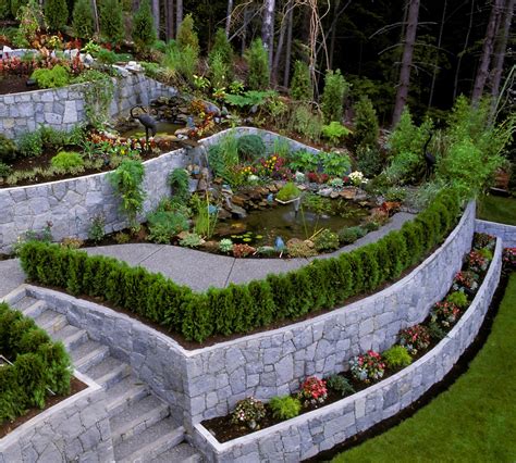 retaining wall ideas   elevate  landscaping