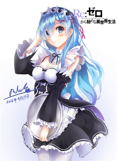 Are You Missing Rem Here S A Long Hair Rem Re Zero