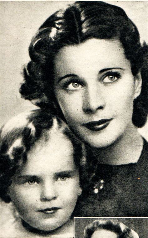 Vivien Leigh And Her Daughter Suzanne Suzanne Died March 1 2015