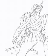 Sasuke Susano Susanoo Lineart sketch template