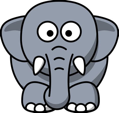 elephant cartoon pictures clipartsco