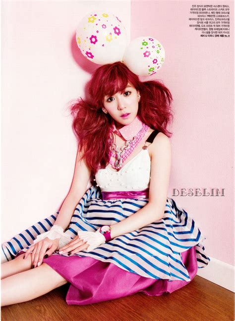 Snsd’s Tiffany Is Pretty In Pink For Ceci Magazine