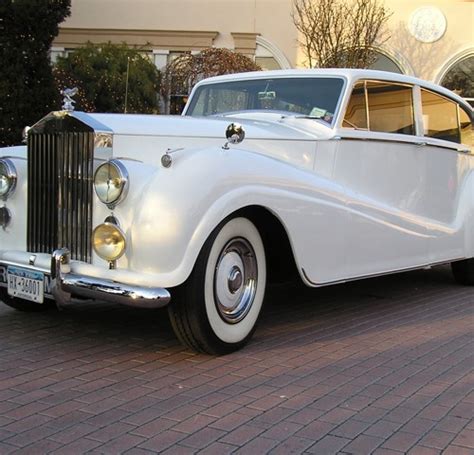 vintage white rolls royce wedding car sydney