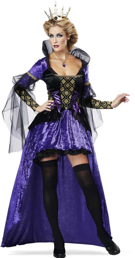 Sexy Wicked Queen Evil Fairy Tale Princess Witchcraft Halloween Costume