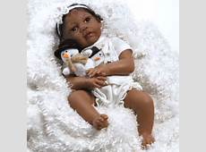 African American Doll Realistic Reborn Baby Girl Lifelike Soft Vinyl