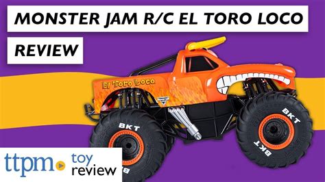 monster jam rc el toro loco  spin master youtube