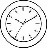 Clock Coloring Pages Printable Getdrawings sketch template